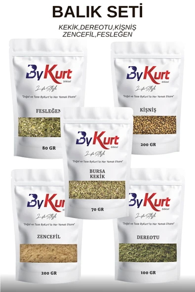 ByKurt Lezzet Denizi Balık Baharat Seti