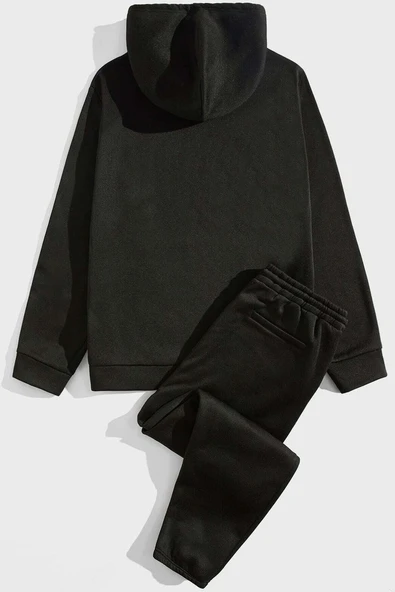 Unisex All Day Rabbit Baskılı Eşofman Takımı - Resim 4