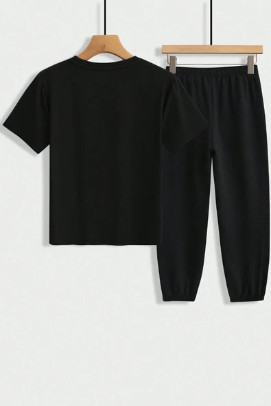 Çocuk Mafia Ördek Baskılı Alt - Üst Eşofman Takımı - Resim 8