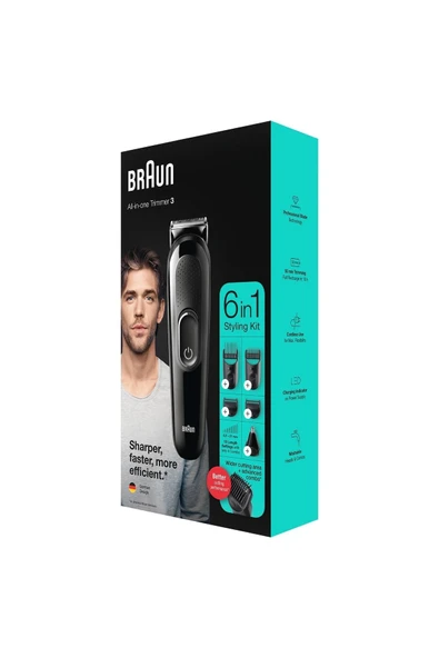BRAUN MGK3320 BLK/VTGRN BOX CEEMEA TRAS MAKINESI - 7