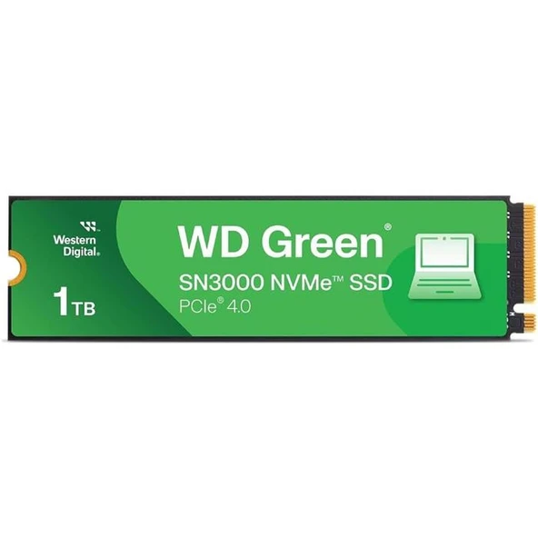 WD GREEN WDS100T4G0E 1TB M.2 NVMe SN3000 5000/4200MB/s GEN4 SSD