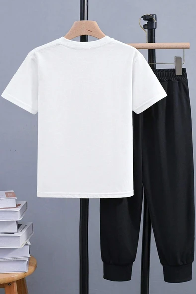 Çocuk Joker Baskılı Alt - Üst Eşofman Takımı - Resim 5