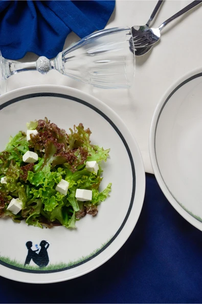 Farika Porselen Beliz 23cm 2'li Porselen Salata Tabağı - 3