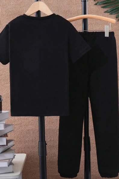 Çocuk Joker Baskılı Alt - Üst Eşofman Takımı - Resim 3