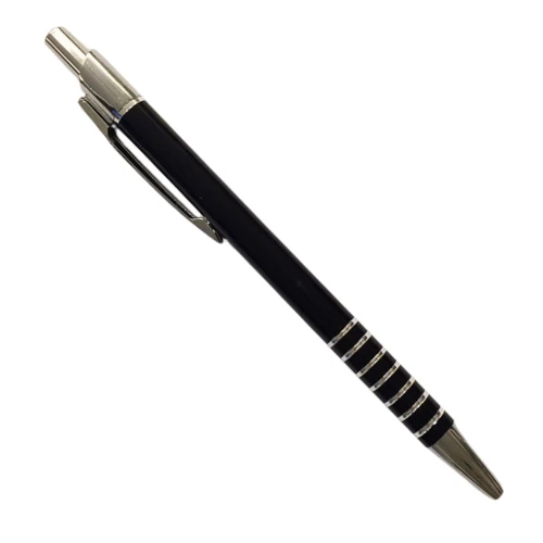 Steelpen 1403 Classic Metal Tükenmez Kalem (Kırmızı-Füme-Mat Gümüş-Siyah)