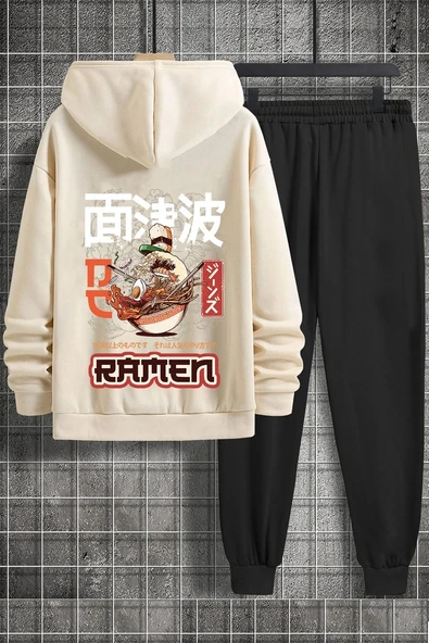 Unisex Ramen Baskılı Eşofman Takımı - Resim 5