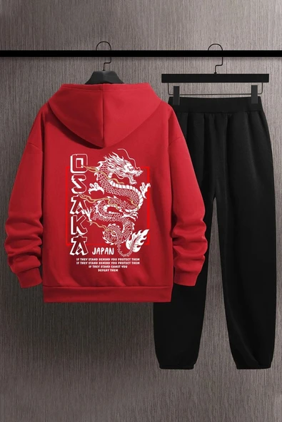 Unisex Osaka Baskılı Eşofman Takımı - Resim 3