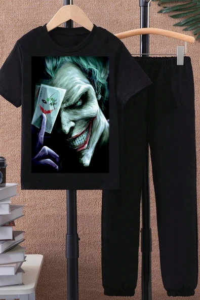 Çocuk Joker Baskılı Alt - Üst Eşofman Takımı ürün görseli 1