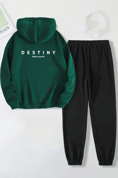 Unisex Destiny Baskılı Eşofman Takımı