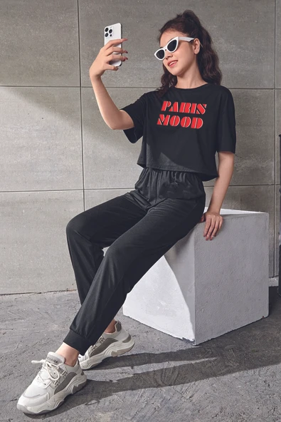 Çocuk Paris Mood Alt - Üst Eşofman Takımı ürün görseli 1