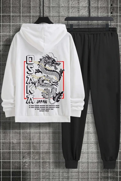 Unisex Osaka Baskılı Eşofman Takımı - Resim 5