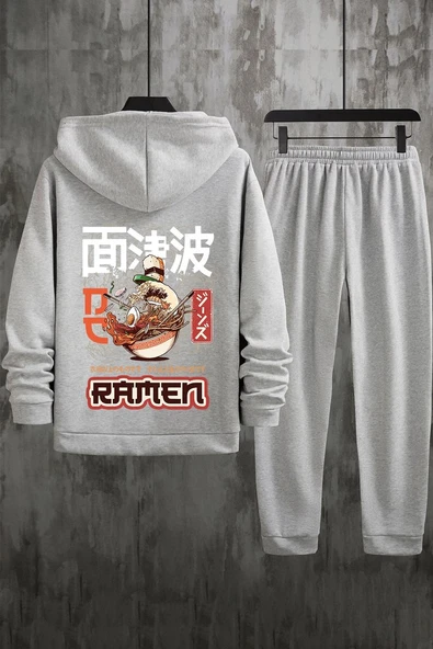 Unisex Ramen Baskılı Eşofman Takımı - Resim 7