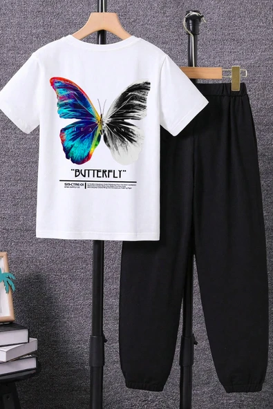 Çocuk Butterfly Alt - Üst Eşofman Takımı - 2