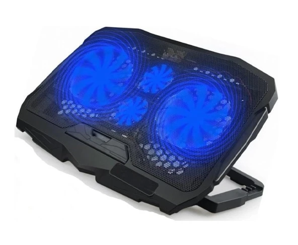 Gaming Laptop Notebook Soğutucu Led Işıklı 4 Fanlı