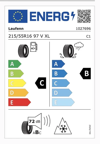 Laufenn 215/55R16 97V Xl G Fıt 4S Lh71 C-B-72 4 Mevsim Oto Lastiği (Üretim Yılı: 2024) - 2