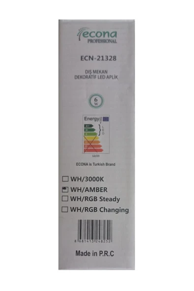 Dış Mekan Dekoratif Led Aplik Beyaz Işık Beyaz Kasa 6w - 3