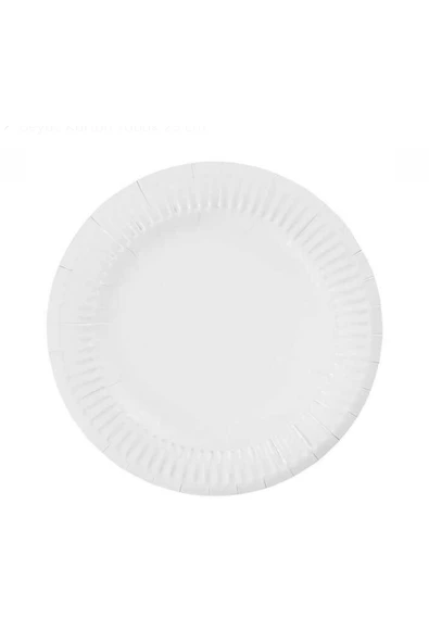 Karton Beyaz Tabak 23 Cm (25 ADET)