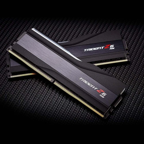 GSKILL Trident Z5 RGB Siyah DDR5-6000Mhz CL30 32GB 2x16GB DUAL 30-40-40-96 1.35V - 5