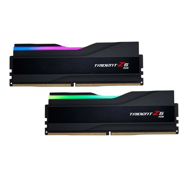 GSKILL Trident Z5 RGB Siyah DDR5-6000Mhz CL30 32GB 2x16GB DUAL 30-40-40-96 1.35V - 4