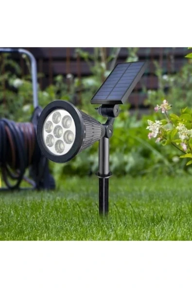 Ct-7310 7w Ledli Solar Kazıklı Bahçe/çim Armatürü - Yeşil