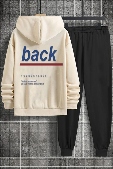 Unisex Back Sırt Baskılı Eşofman Takımı - 6