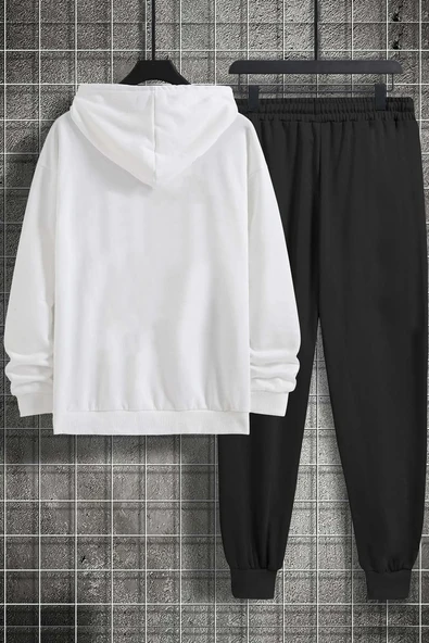 Unisex Los Angles Baskılı Eşofman Takımı - 8