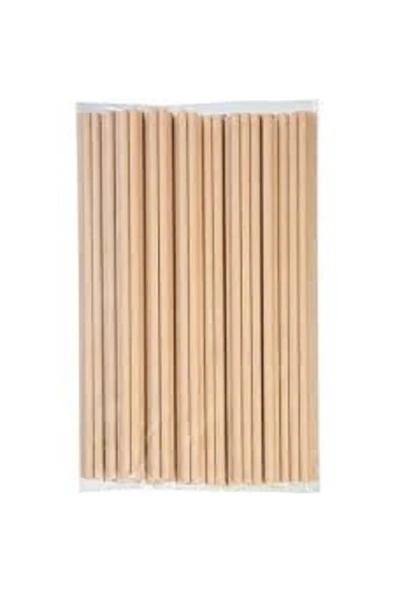 ALenked Kraft Kağıt 8 oz Bardak ve Kraft 19,7cm *8 mm Kağıt Pipet -20 ADET - 3
