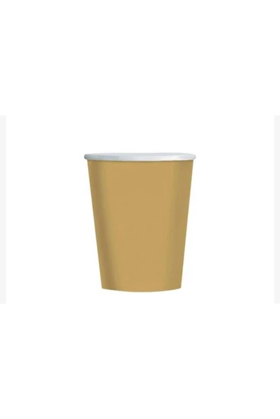 Altın Karton 9 Oz Bardak (8 ADET) - 2