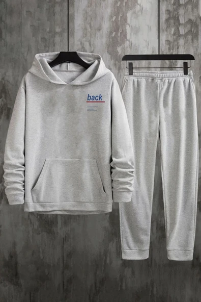 Unisex Back Sırt Baskılı Eşofman Takımı - 10