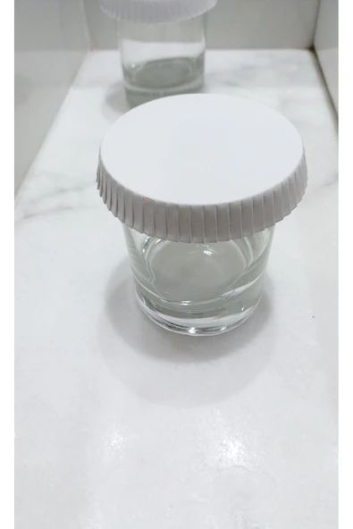 Kağıt Bardak Kapağı Beyaz 80mm 50 Adet - 5