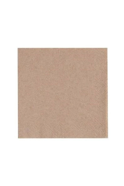Organik Kraft Kare 24x24 cm Peçete -100 Adet