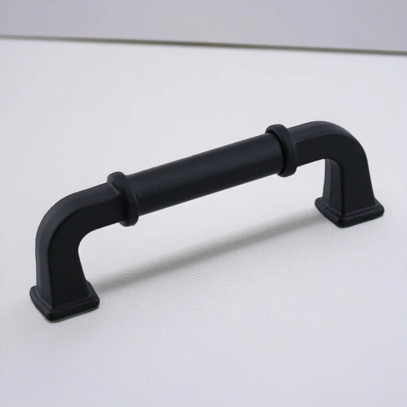 Alfa Metal Siyah Kulp 96 mm 9.6 cm Mobilya Çekmece Kulplar Mutfak Dolabı Dolap Kapak Kulp Kulb Kulpu - 5