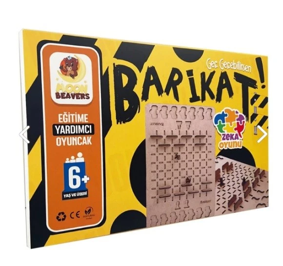 30X20 CM Ahşap Zeka Oyunu Barikat 0237