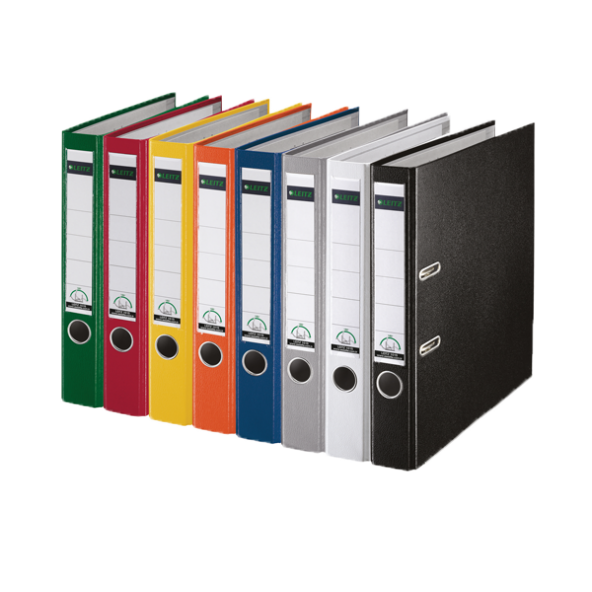 Leitz Büro Klasör Dar Plastik Sarı 1015T - Resim 2