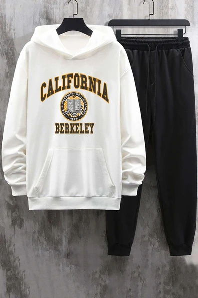 Unisex California Baskılı Eşofman Takımı - 5