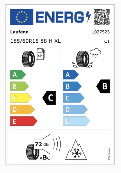 Laufenn 185/60R15 88H Xl Lh71 G Fit 4S M+S C-B-72 4 Mevsim Oto Lastiği (Üretim Yılı: 2024) - 2