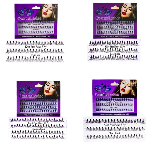 Quartus Takma Kirpik Long Black 10 Ply