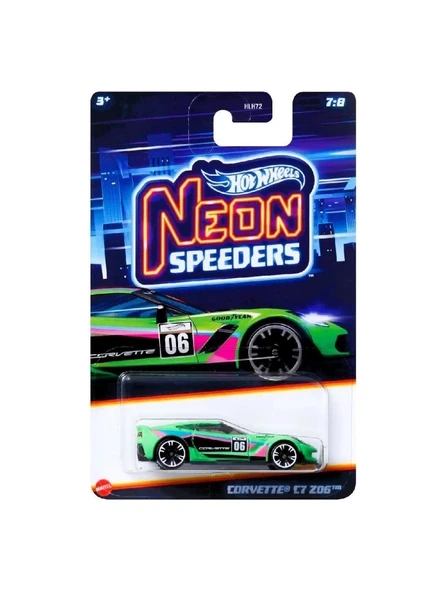 Hot Wheels Neon Yarışçılar HLH72 - Corvette C7 Z06 HRW81