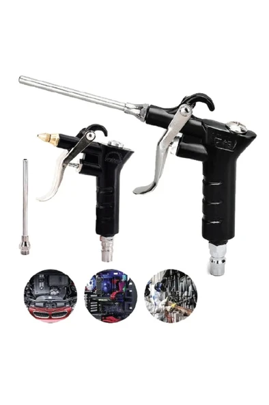 Bhd Hava Tabancası Seti Kısa Uç 2 Parça 00242