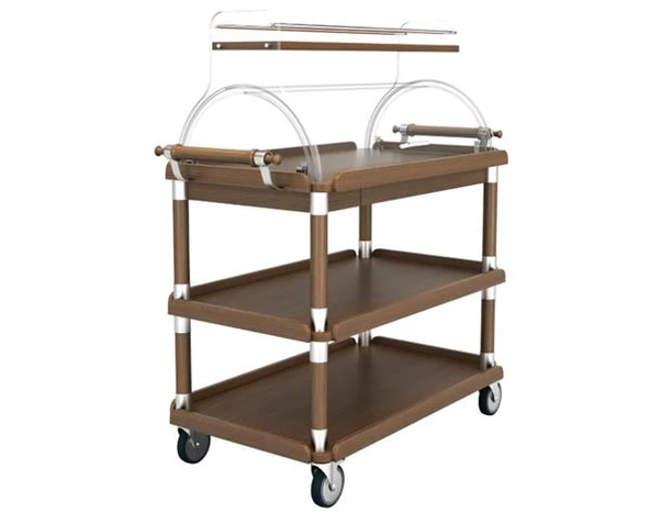 Ahşap Servis Sunum Arabası ürün görseli