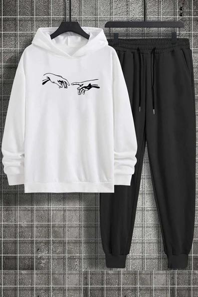 Unisex Michelangelo Baskılı Eşofman Takımı
