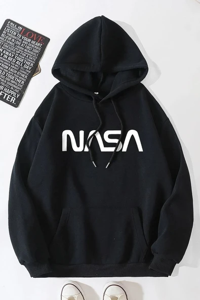 Unisex Nasa Baskılı Sweatshirt