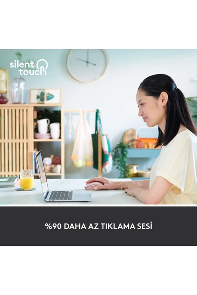 Logitech Signature M650 Küçük ve Orta Boy Sağ El Için Sessiz Kablosuz Mouse - Pembe - 3