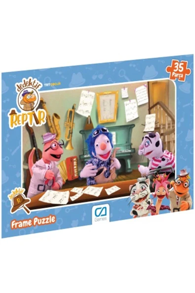 CA Games 5207-5208 Dedektif Reptır Frame Puzzle/yapboz 35 Parça - 2