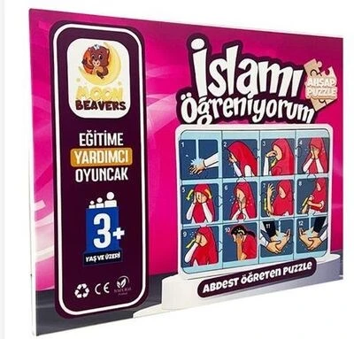 20x16 İslamı Öğreniyorum Ahşap Puzzle 0169