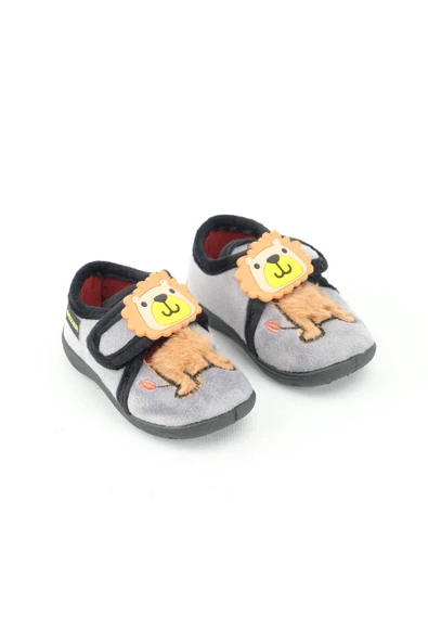 Gezer Erkek Çocuk Bebek Kışlık Cırtlı Ayarlanabilir Günlük Okul Kreş Panduf Ayakkabı - Resim 10