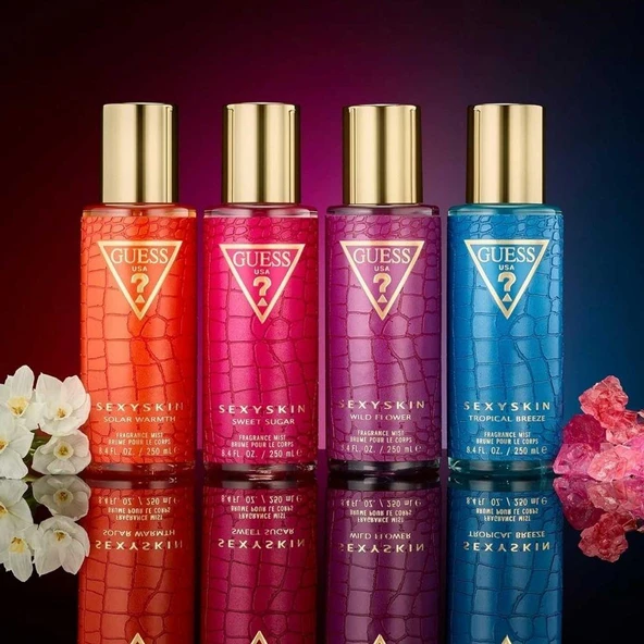 Guess Sexy Skin Tropical Breeze Fragrance Mist 250 ml Vücut Spreyi - 3