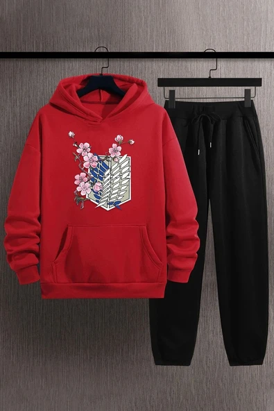 Unisex Flowers Eşofman Takımı - Resim 5