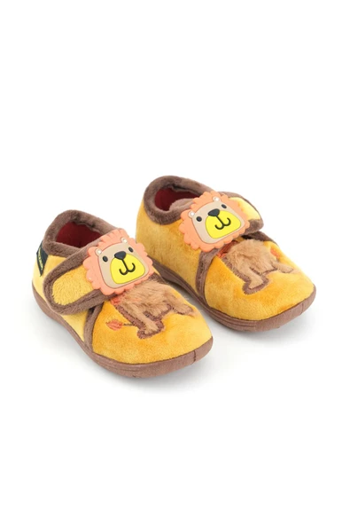 Gezer Erkek Çocuk Bebek Kışlık Cırtlı Ayarlanabilir Günlük Okul Kreş Panduf Ayakkabı - Resim 12