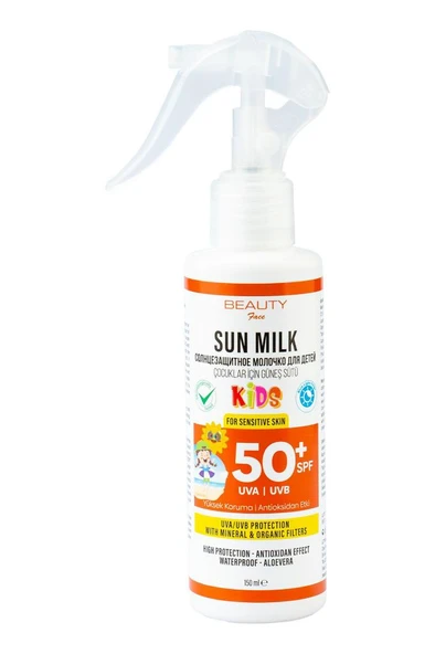 Beauty Face 50 SPF Çocuk Güneş Sütü -150 ml